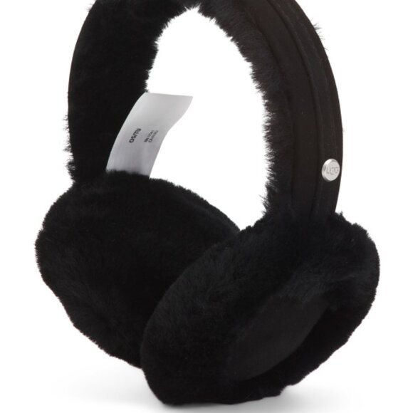 UGG Sheepskin Dyed Fur GORGEOUS  Earmuffs-BRAND NEW IN BOX! 258 4M2 - Picture 1 of 6